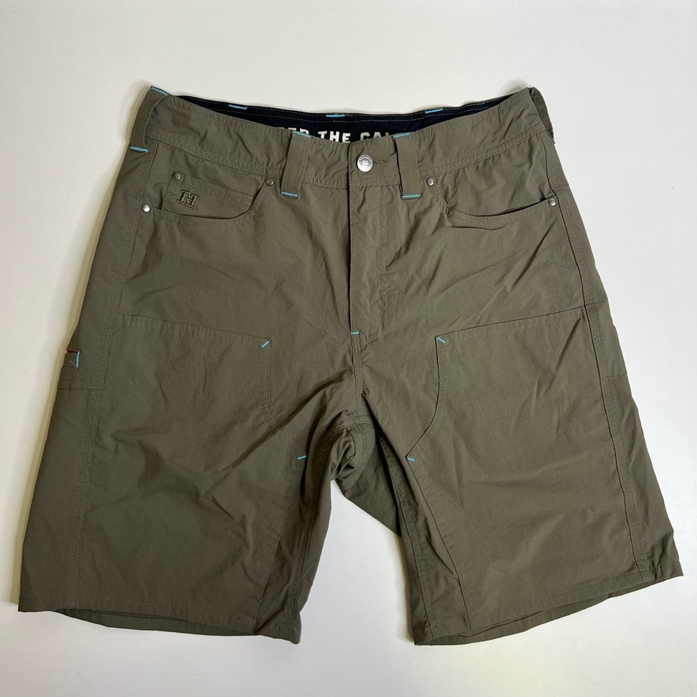Howler Brothers Men’s Waterman's Work Shorts Color: Fatigue - Size 32